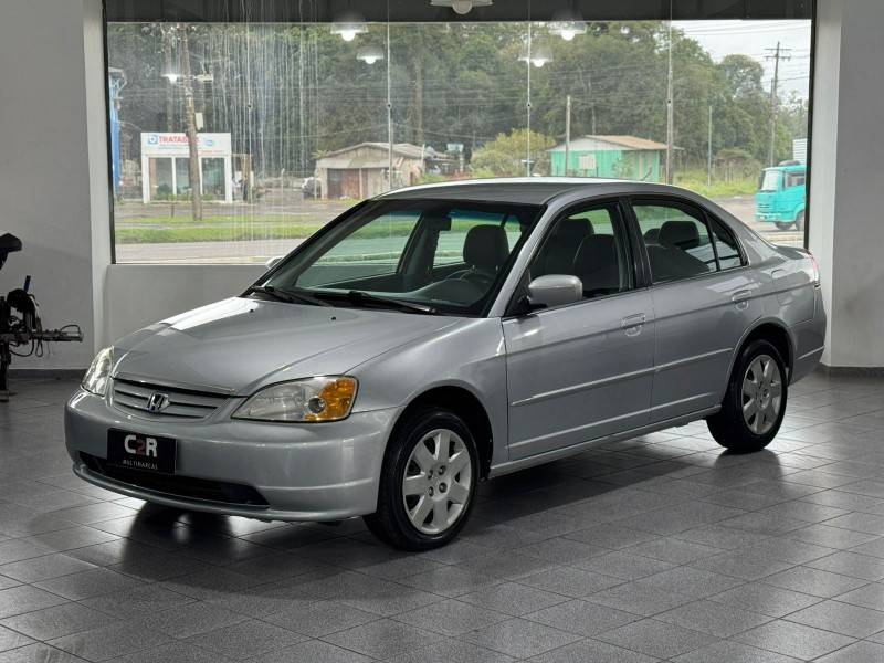 HONDA - CIVIC - 2002/2003 - Prata - R$ 28.900,00