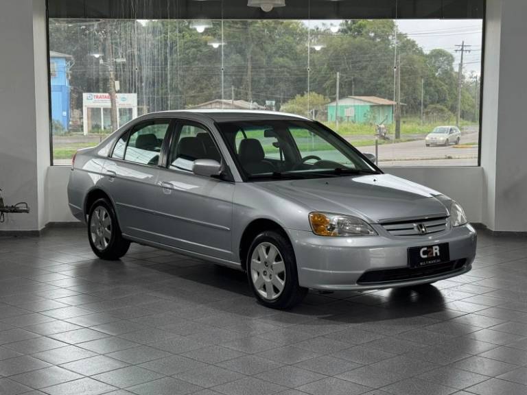 HONDA - CIVIC - 2002/2003 - Prata - R$ 28.900,00