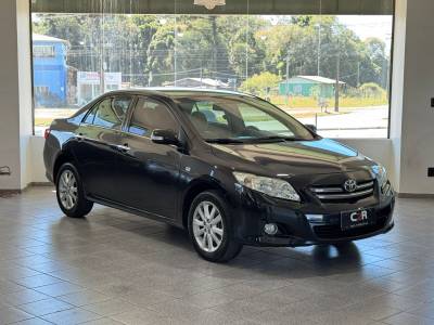TOYOTA - COROLLA - 2009/2010 - Preta - R$ 60.900,00